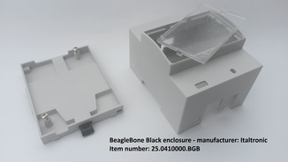 DIN rail enclosure for BeagleBone Black