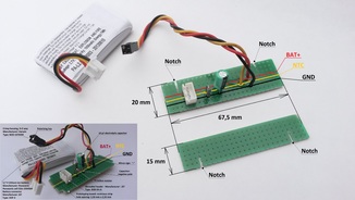 UPS for BeagleBone Black - DIN rail enclosure