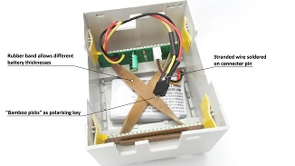 BeagleBone Black UPS - DIN rail enclosure -UPS integrated - top cover 