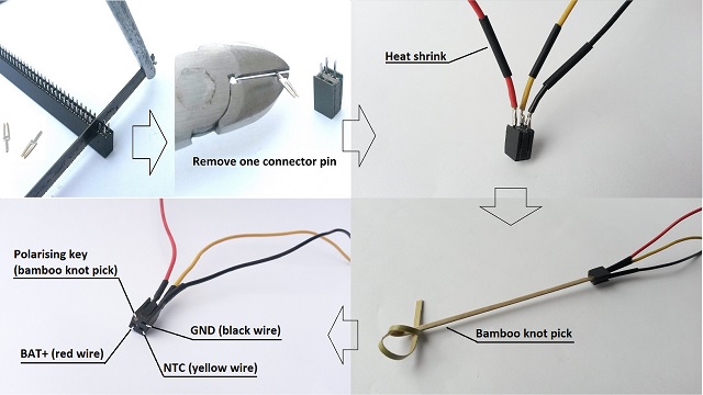 connector with polarising key